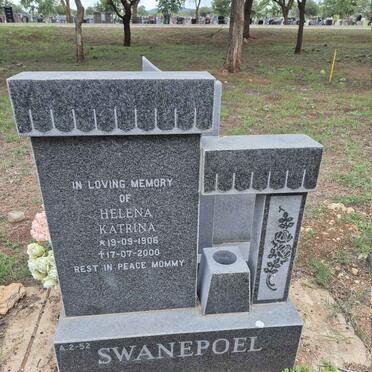 SWANEPOEL Helena Katrina 1906-2000