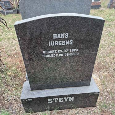 STEYN Hans Jurgens 1924-2000