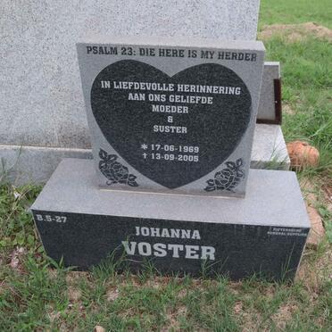 VOSTER Johanna 1969-2005