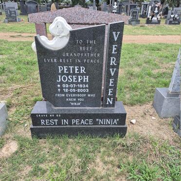 VERVEEN Peter Joseph 1934-2003 