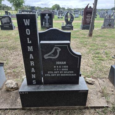 WOLMARANS Johan 1950-2002