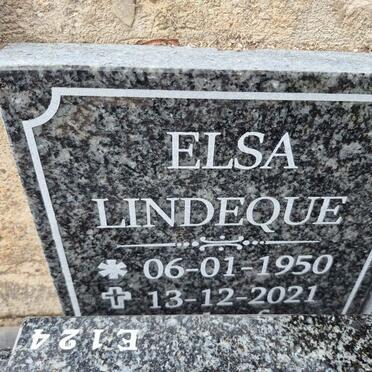 LINDEQUE Elsa 1950-2021