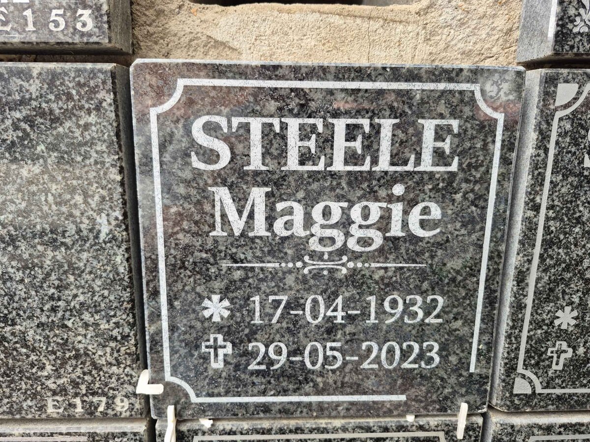 STEELE Maggie 1932-2023