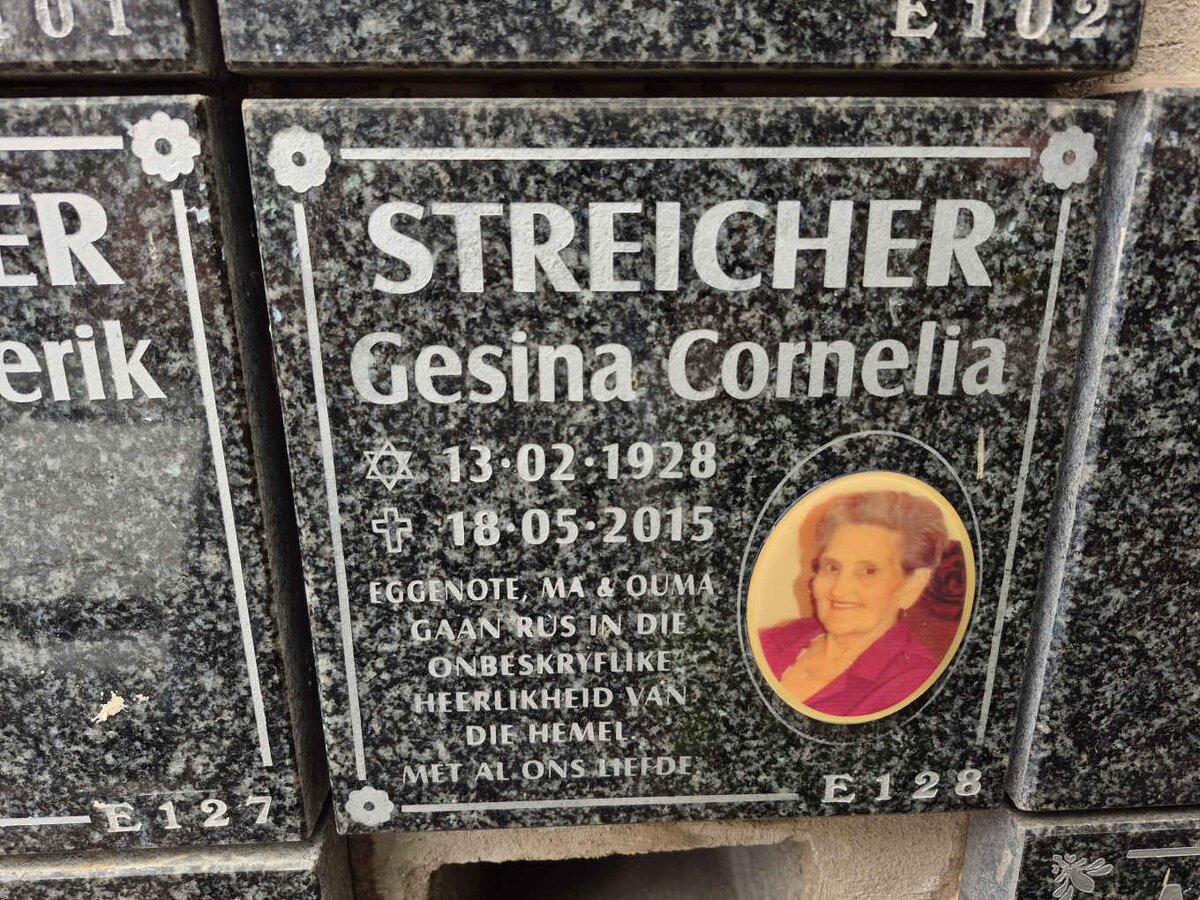 STREICHER Gesina Cornelia 1928-2015