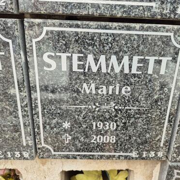 STEMMETT Marie 1930-2008