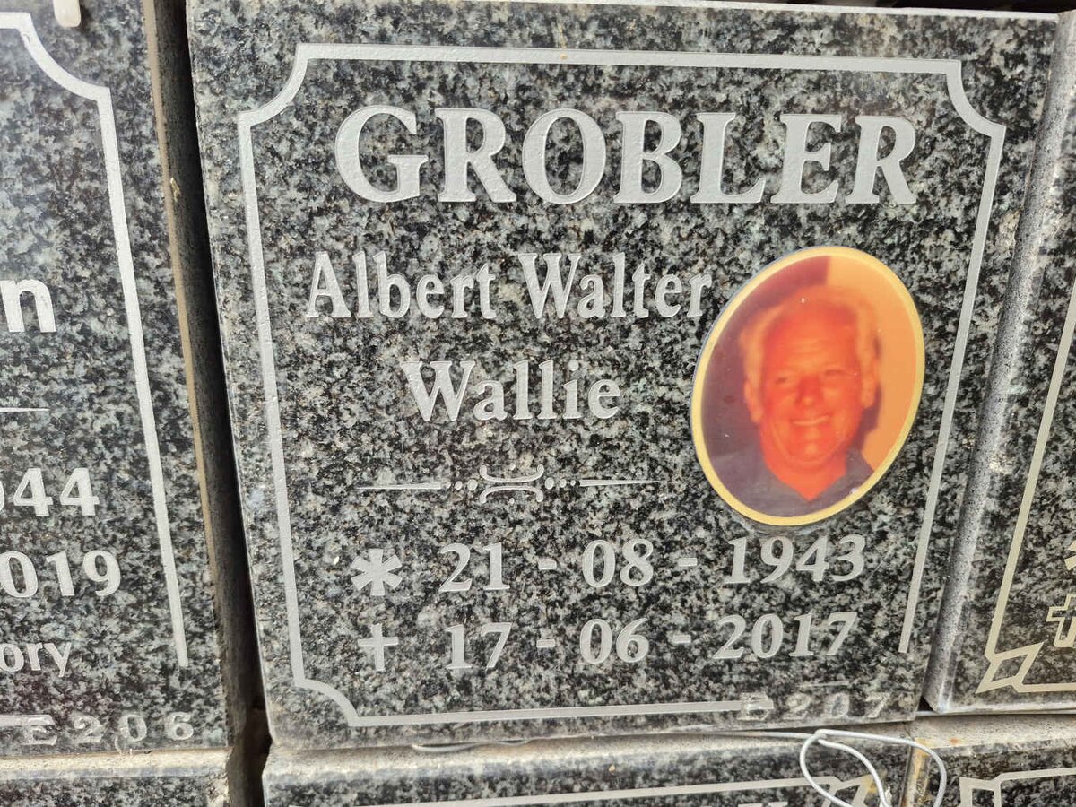 GROBLER Albert Walter 1943-2017