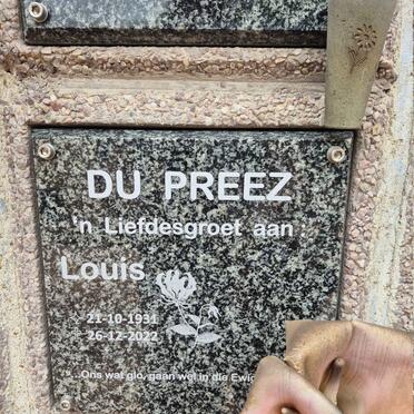 PREEZ Louis, du 1931-2022
