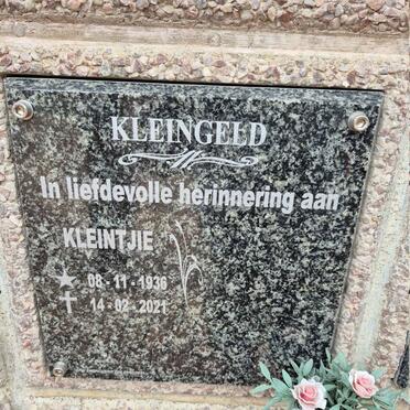 KLEINGELD Kleintjie 1936-2021