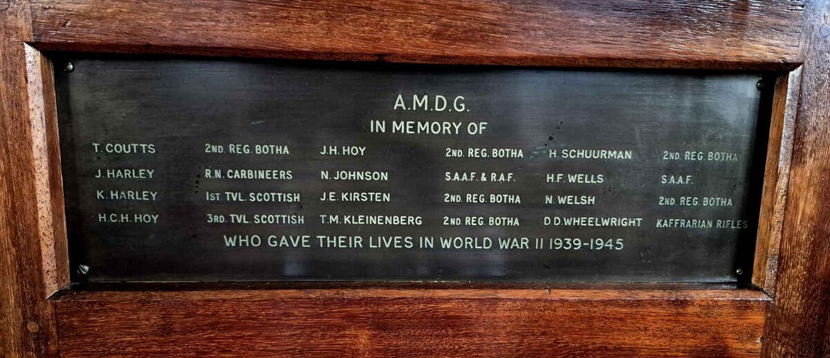 5. World War II Memorial - see names.