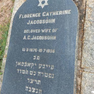 JACOBSOHN Florence Catherine 1876-1936