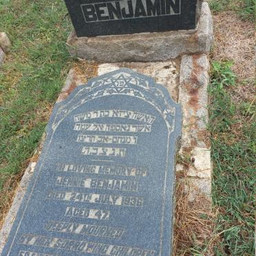 BENJAMIN Jennie -1936
