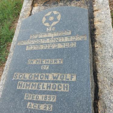 HIMMELHOCH Solomon Wolf -1897
