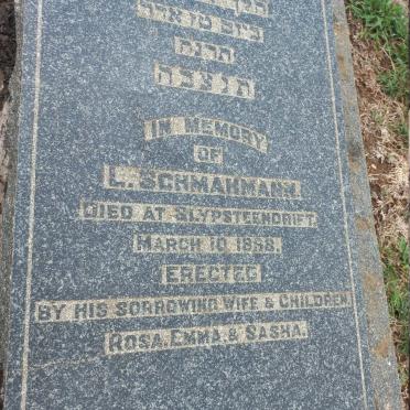 SCHMAHMANN L. -1898