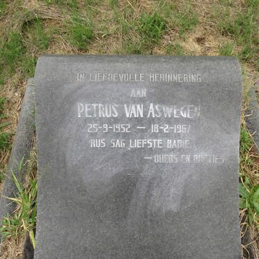 ASWEGEN Petrus, van 1952-1967