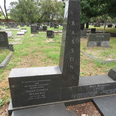 BASSON Johan George Wilhelmus 1889-1969 & Heila Magdalena 1893-1985_1