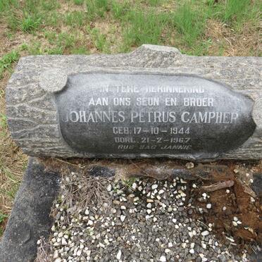 CAMPHER Johannes Petrus 1944-1967