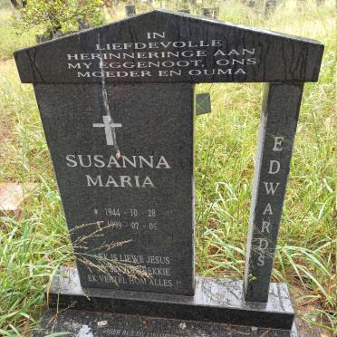 EDWARDS Susanna Maria 1944-1999