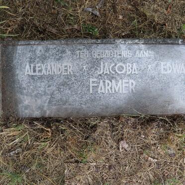 FARMER Alexander :: Jacoba :: Edward