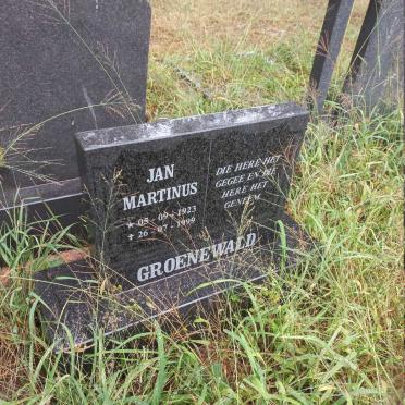 GROENEWALD Jan Martinus 1923-1999