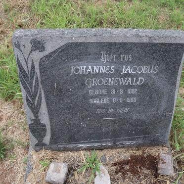 GROENEWALD Johannes Jacobus 1882-1960