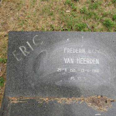 HEERDEN Frederik Botha, van 1921-1966