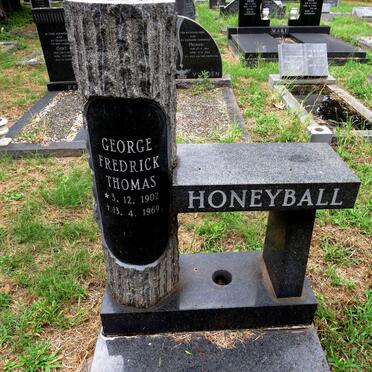 HONEYBALL George Fredrick Thomas 1902-1969
