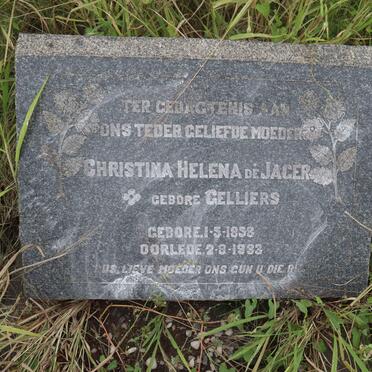 JAGER Christina Helena, de nee CELLIERS 1858-1933