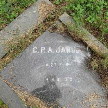 JANSEN C.P.A. 1911-1970