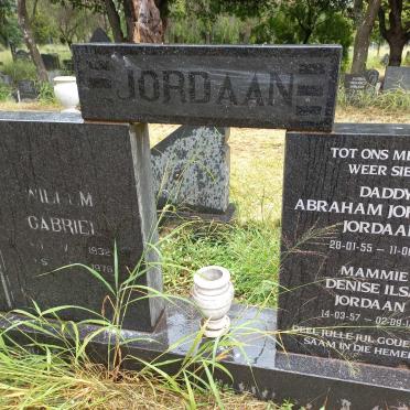 JORDAAN Willem Gabriel 1932-1978 :: JORDAAN Abraham Johannes 1955-2013 & Denise Ilsa 1957-2014_1