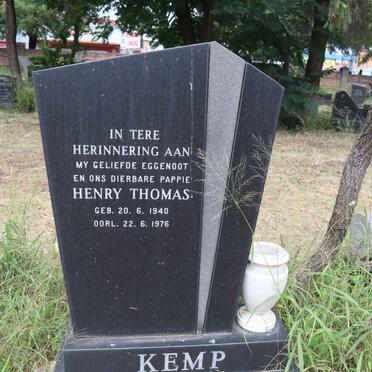 KEMP Henry Thomas 1940-1976