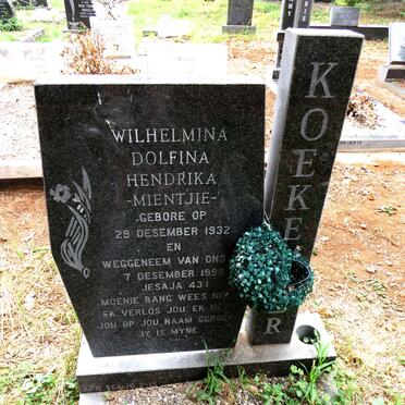 KOEKEMOER Wilhelmina Dolfina Hendrika 1932-1998