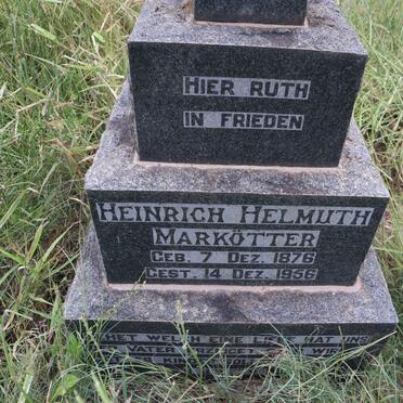 MARKOTTER Heinrich Helmuth 1876-1956