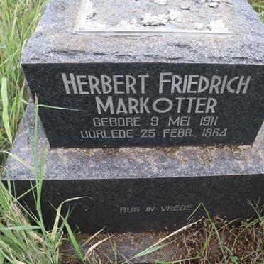 MARKOTTER Herbert Friedrich 1911-1964