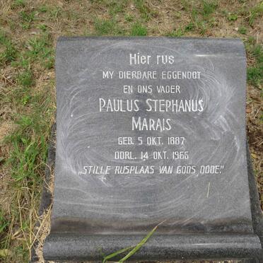 MARAIS Paulus Stephanus 1887-1966