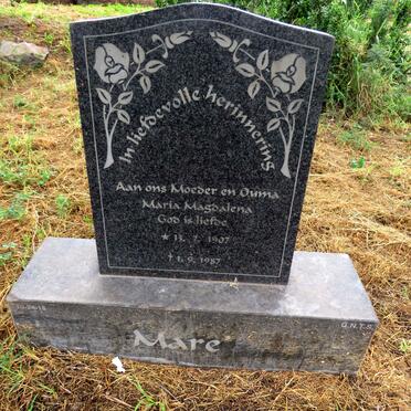 MARE Maria Magdalena 1907-1987