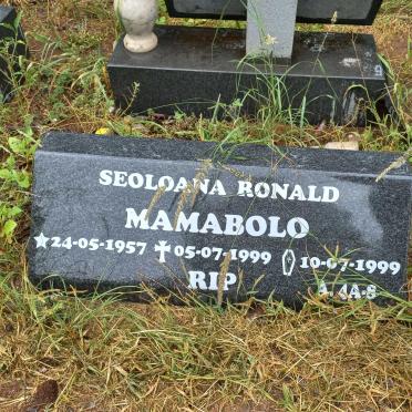MAMABOLO Seoloana Ronald 1957-1999
