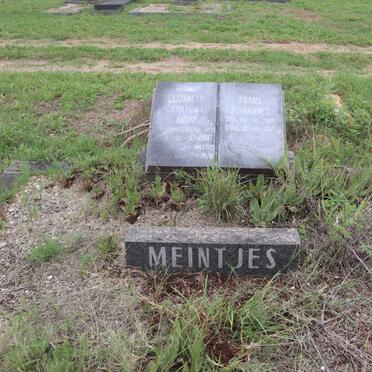 MEINTJES Frans Johannes 1881-1960 & Elizabeth Catharina Anna nee SWART 1899-1961_1