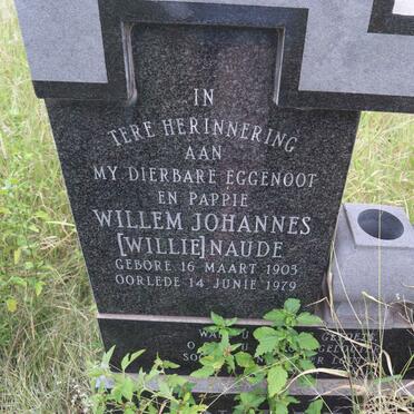 NAUDE Willem Johannes 1903-1979 