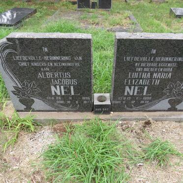 NEL Albertus Jacobus 1895-1977 & Luitha Maria Elizabeth 1898-1970