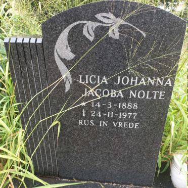 NOLTE Licia Johanna Jacoba 1888-1977