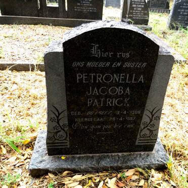 PATRICK Petronella Jacoba 1908-1957