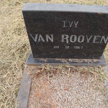 ROOYEN Ivy, van -1967