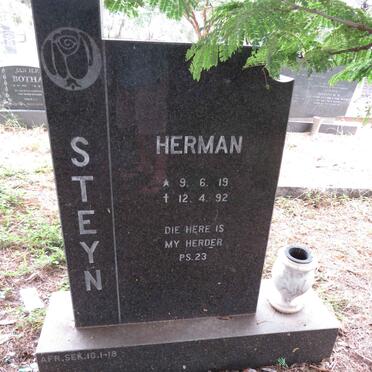 STEYN Herman 1919-1992