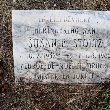 STOLTZ Susan E. 1952-1985