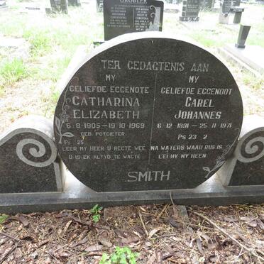 SMITH Carel Johannes 1891-1971 & Catharina Elizabeth POTGIETER 1905-1969