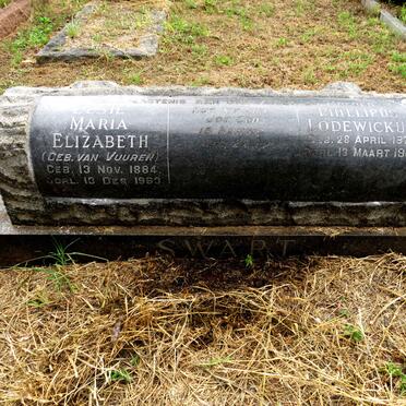 SWART Phillipus Lodewickus 1876-1962 & Elsie Maria Elizabeth VAN VUUREN 1884-1963_1