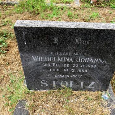 STOLTZ Wilhelmina Johanna nee BEETGE 1886-1964