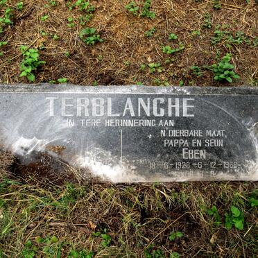 TERBLANCHE Eben 1928-1968