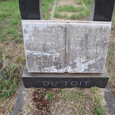 TOIT Gertruida Aletta Maria, du nee ELOFF 1880-1972