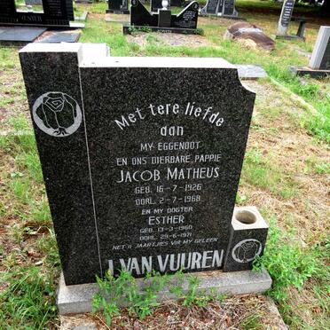 VUUREN Jacob Matheus, J. van 1926-1968 :: J.VAN VUUREN Esther 1960-1971